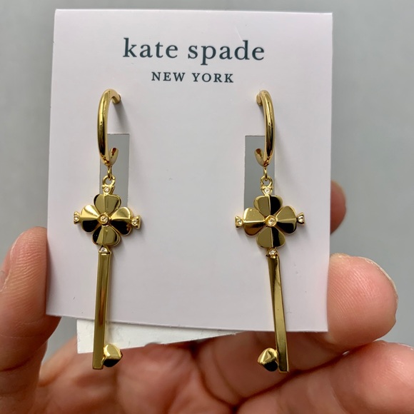 Kate Spade ♠️ NY legacy logo drop earrings - Picture 4 of 6